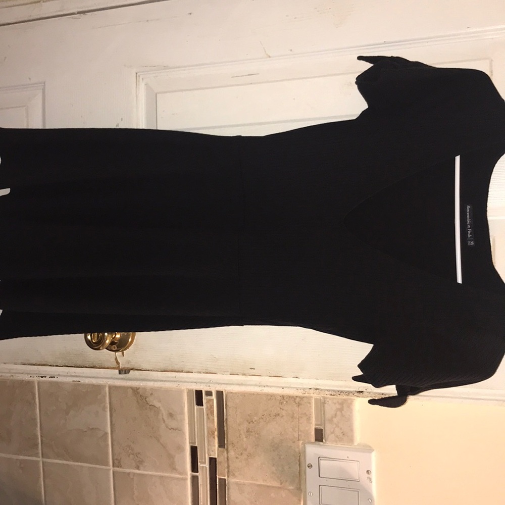 Abercrombie And Fitch ribbed midi dress